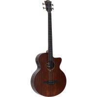 Lâg Basse Acoustique Fretless Jumbo Pan Coupé Electro, avec housse - Vue 2
